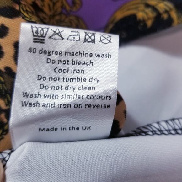 Flounce London Off Shoulder Midriff Bodycon Dress Puff Sleeves - Picture 9 of 14